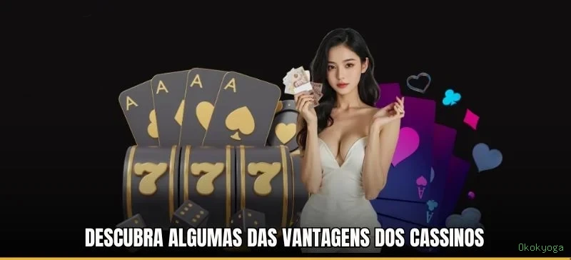 Imagem promocional da Okokyoga mostrando a plataforma e suas vantagens